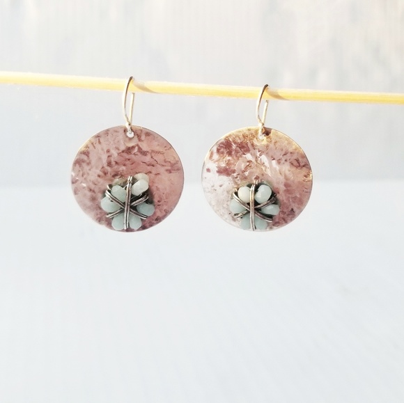 Silpada Quartzite Flower Earrings - Picture 2 of 7